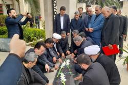 تجدید میثاق با شهدا درایام هفته قوه قضائیه در گلستان