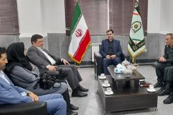 دیدار مدیر کل پزشکی قانونی با فرمانده انتظامی شهرستان گرگان